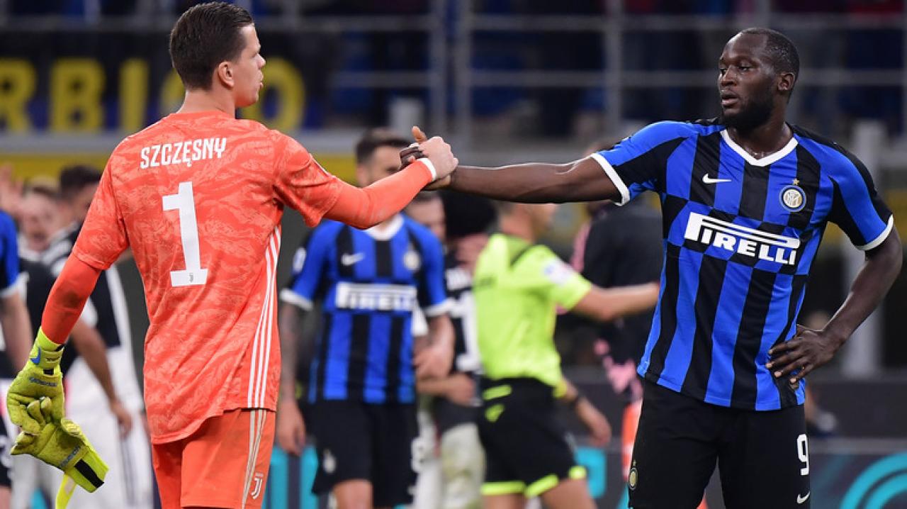Piłka nożna: Liga włoska - mecz: Inter Mediolan - Juventus FC