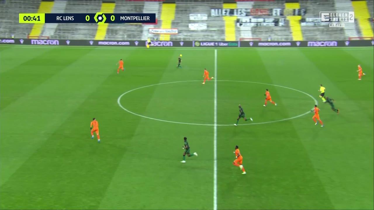 Piłka nożna: Liga francuska - mecz: RC Lens - Montpellier HSC