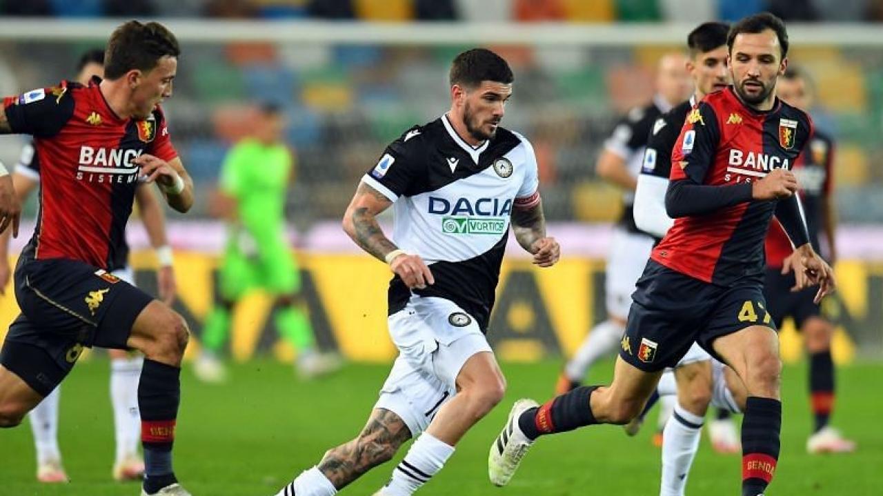 Piłka nożna: Liga włoska - mecz: Udinese Calcio - Genoa CFC