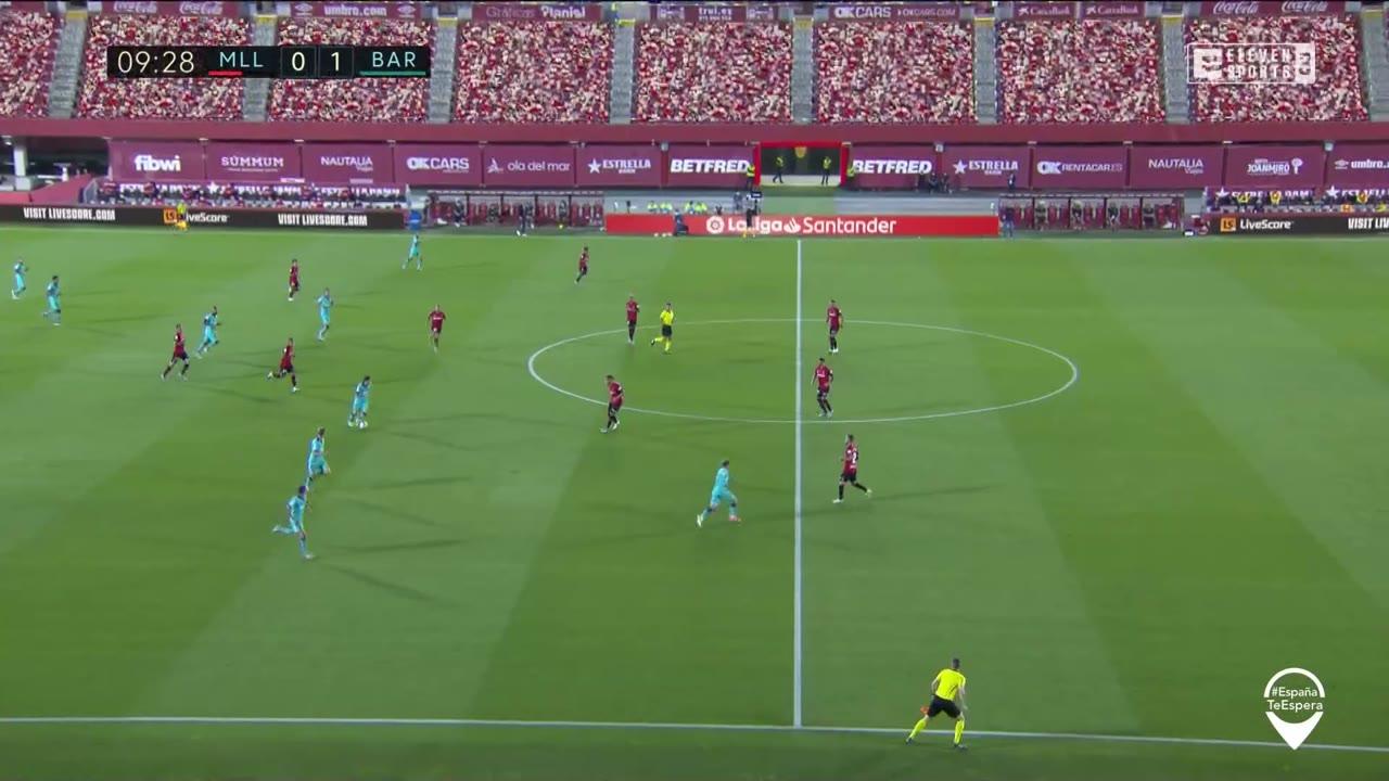 Piłka nożna: Liga hiszpańska - mecz: RCD Mallorca - FC Barcelona