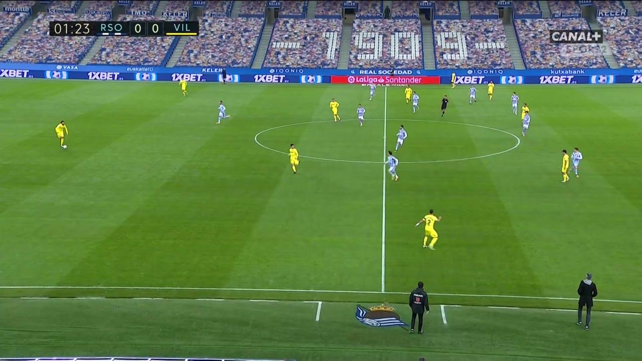 Piłka nożna: Liga hiszpańska - mecz: Real Sociedad - Villarreal CF