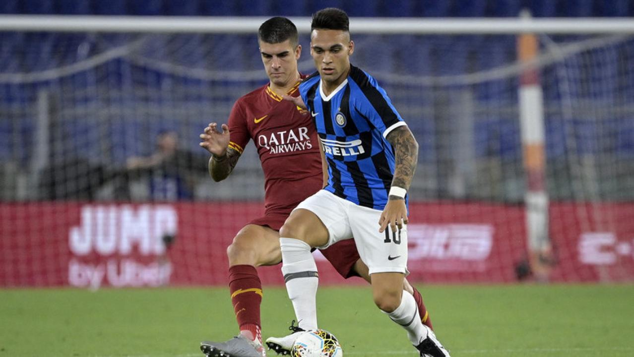 Piłka nożna: Liga włoska - mecz: AS Roma - Inter Mediolan