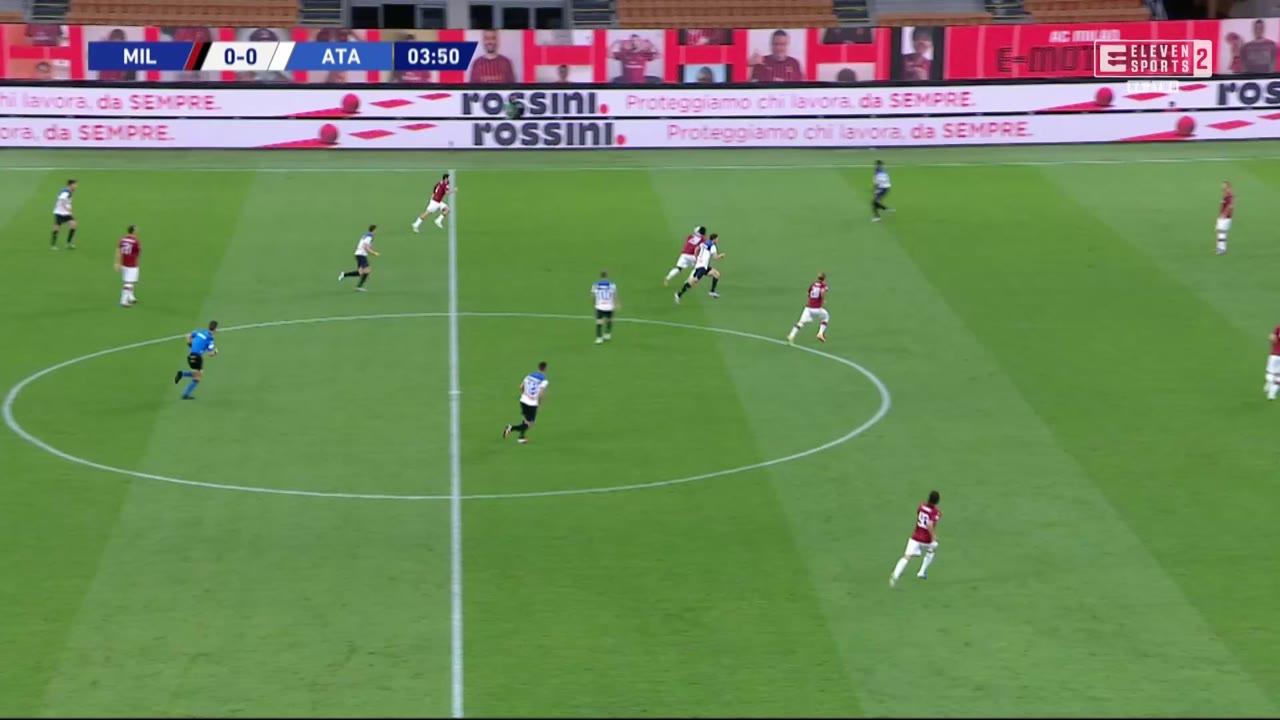 Piłka nożna: Liga włoska - mecz: AC Milan - Atalanta BC