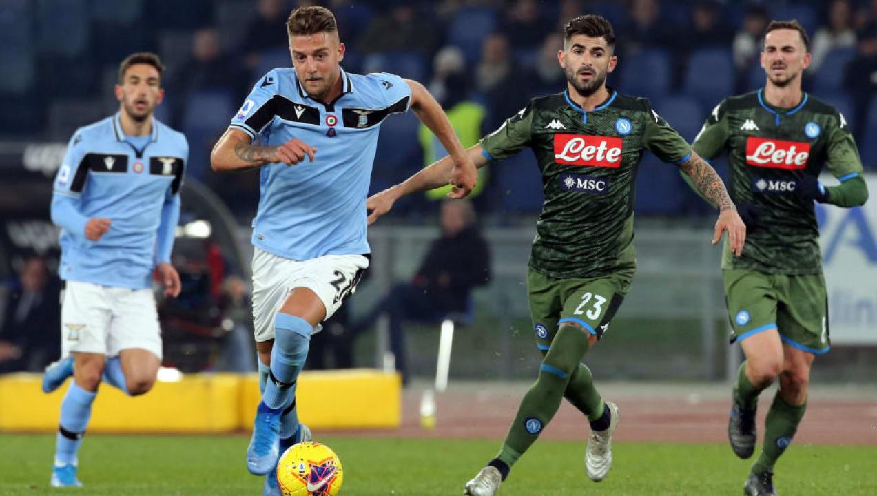 Piłka nożna: Liga włoska - mecz: SSC Napoli - SS Lazio