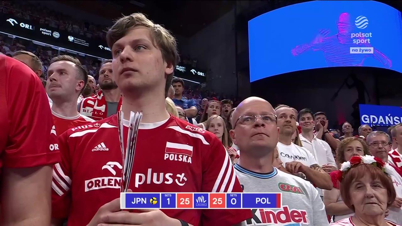 Siatkówka mężczyzn: Liga Narodów - mecz półfinałowy: Japonia - Polska