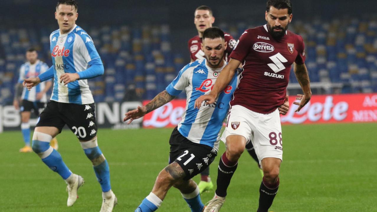 Piłka nożna: Liga włoska - mecz: SSC Napoli - Torino FC