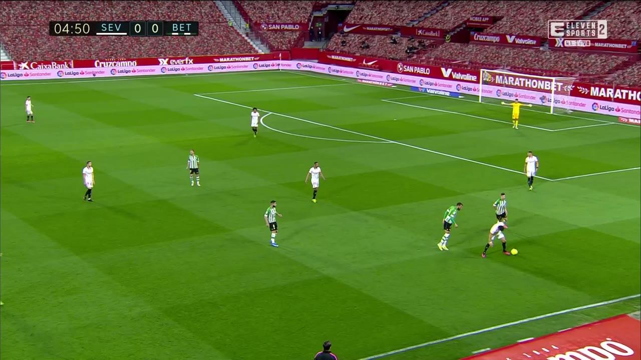 Piłka nożna: Liga hiszpańska - mecz: Sevilla FC - Real Betis Balompie