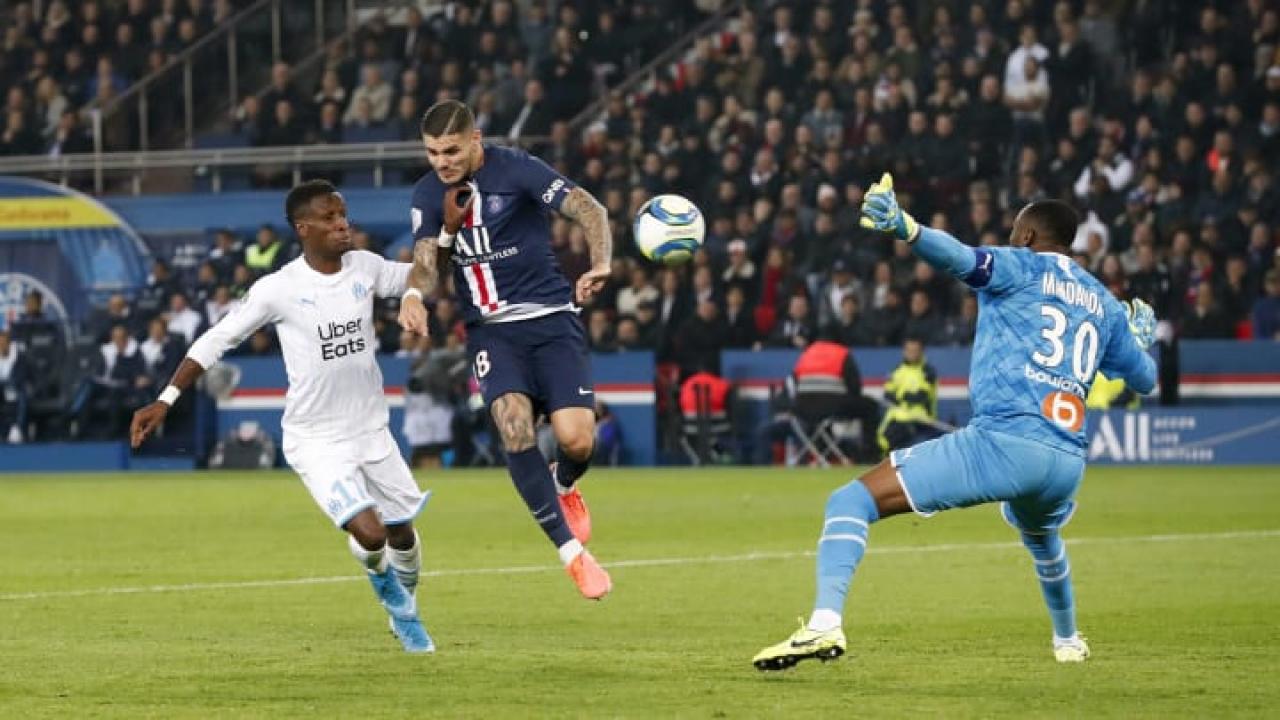 Piłka nożna: Liga francuska - mecz: Olympique Marsylia - Paris Saint-Germain