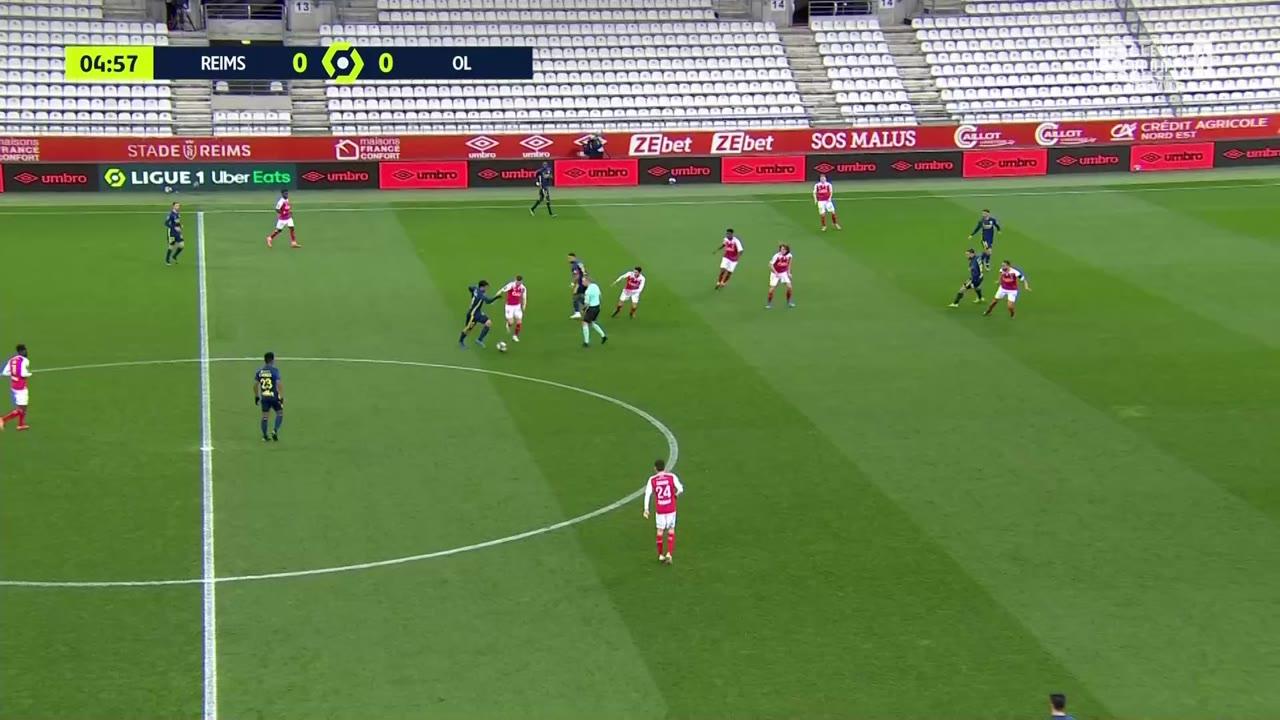 Piłka nożna: Liga francuska - mecz: Stade de Reims - Olympique Lyon