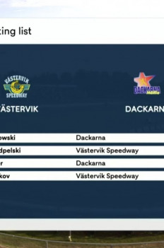 Żużel: Liga szwedzka - mecz: Västervik Speedway - Dackarna Malilla